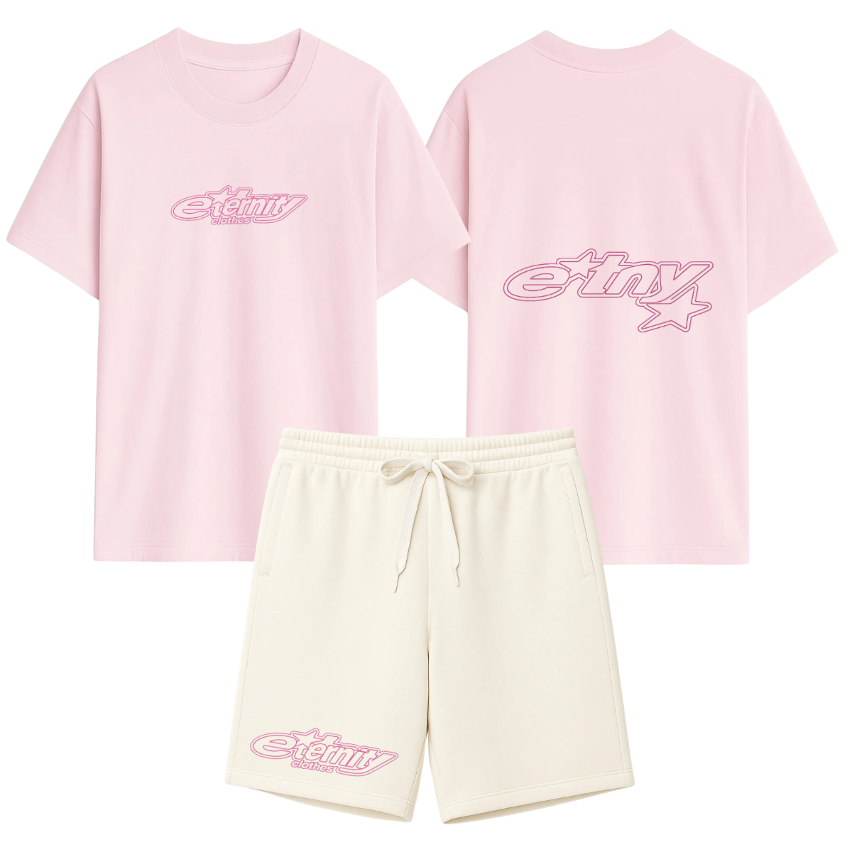 Conjunto Paradise rosa