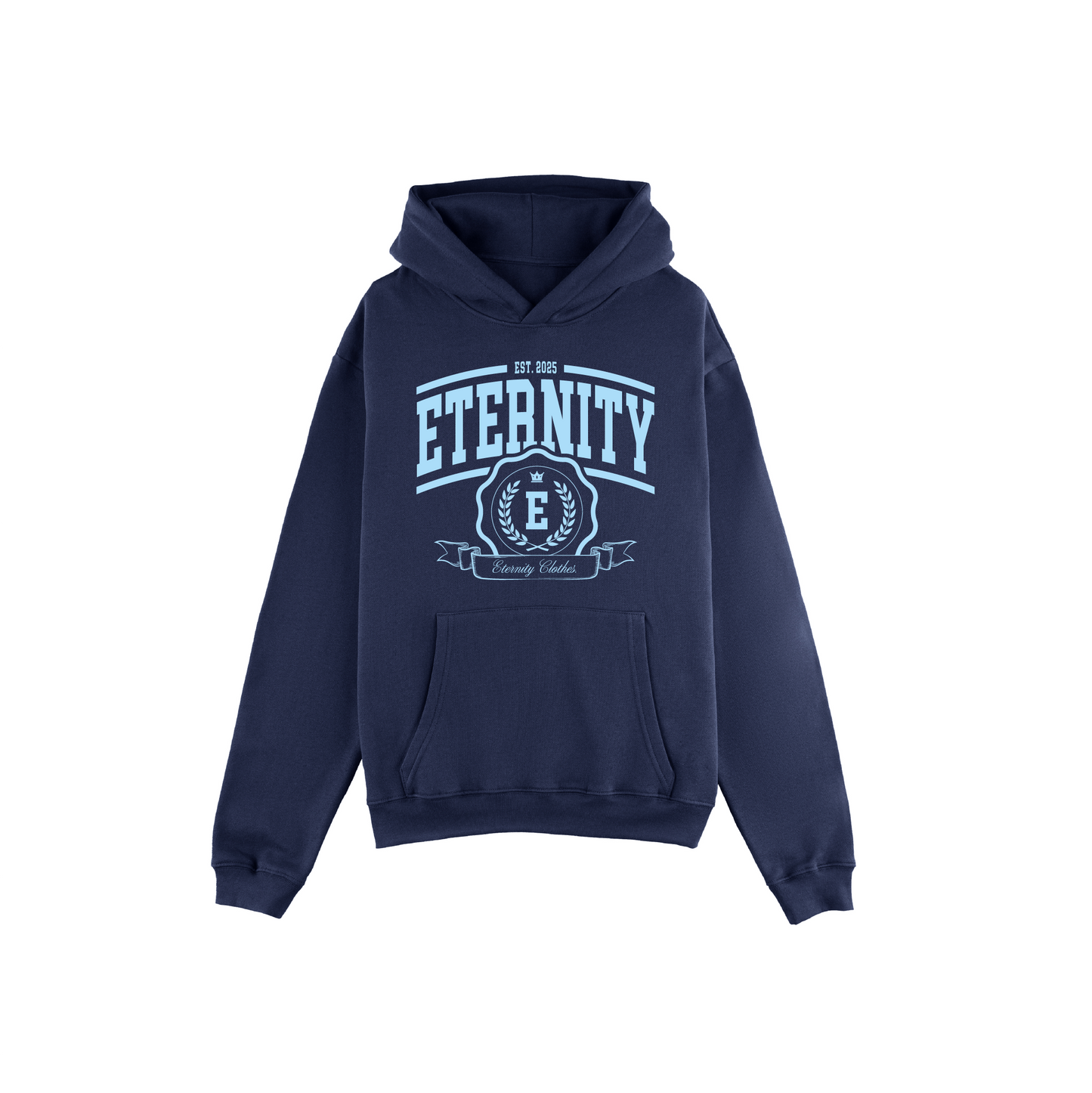 Hoodie Navy Crest